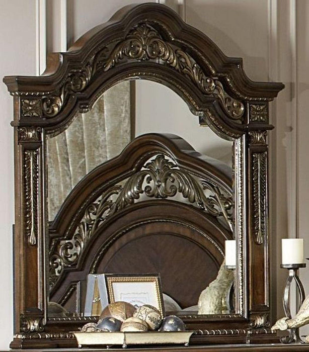 Catalonia Mirror in Cherry 1824-6 - Home Furniture And More (Brentwood, MD)