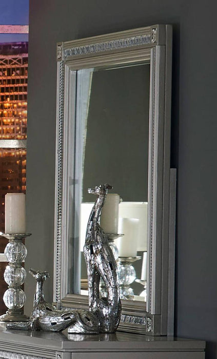 Bevelle Mirror in Silver 1958-6 - Home Furniture And More (Brentwood, MD)