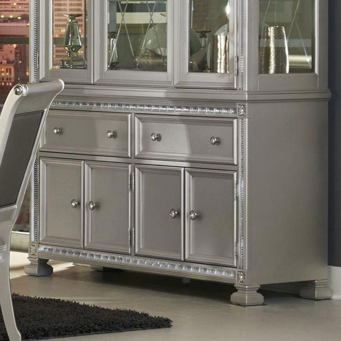 Bevelle Buffet in Silver 1958-55 - Home Furniture And More (Brentwood, MD)