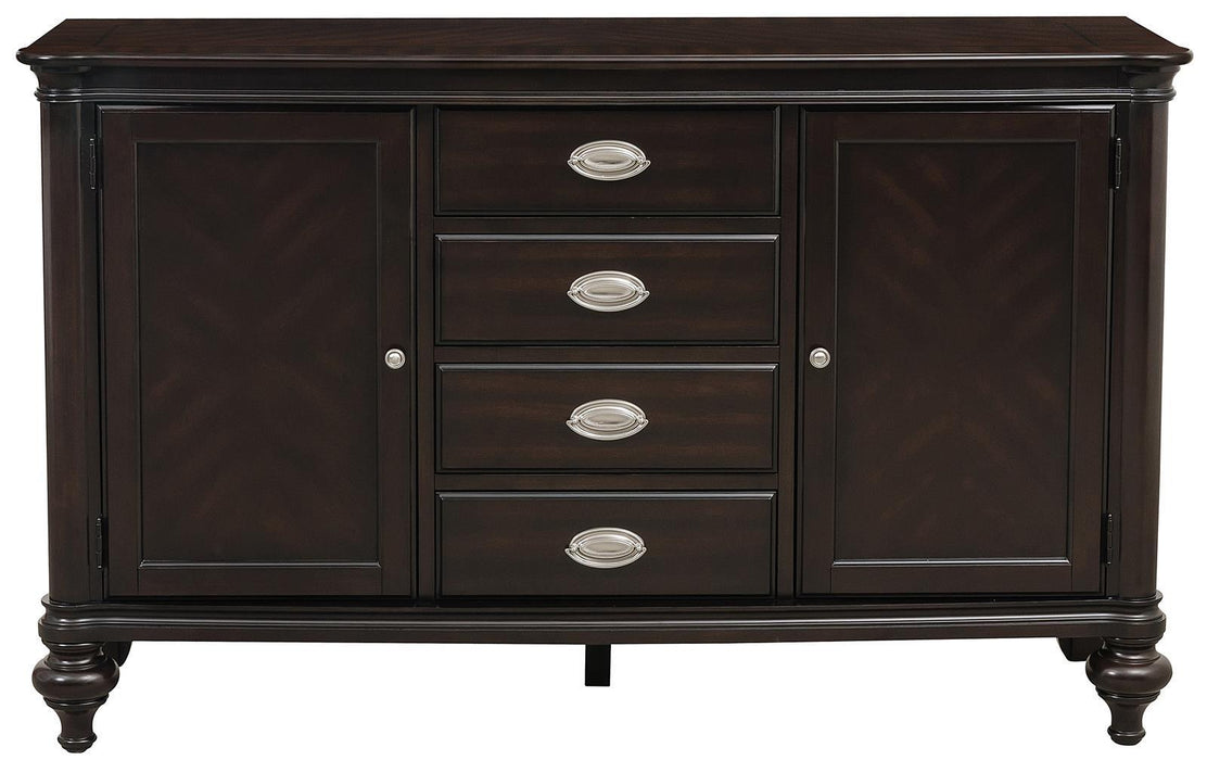 Marston Buffet in Dark Cherry 2615DC-55 - Home Furniture And More (Brentwood, MD)
