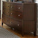 Cotterill 6 Drawer Dresser in Cherry 1730-5 - Home Furniture And More (Brentwood, MD)