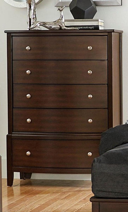 Cotterill 5 Drawer Chest in Cherry 1730-9 - Home Furniture And More (Brentwood, MD)