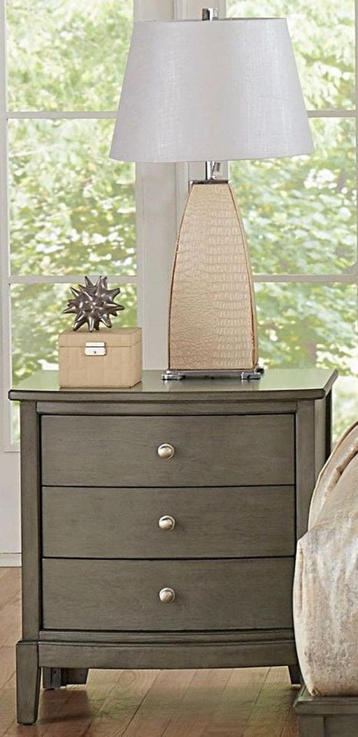 Cotterill 3 Drawer Nightstand in Gray 1730GY-4 - Home Furniture And More (Brentwood, MD)