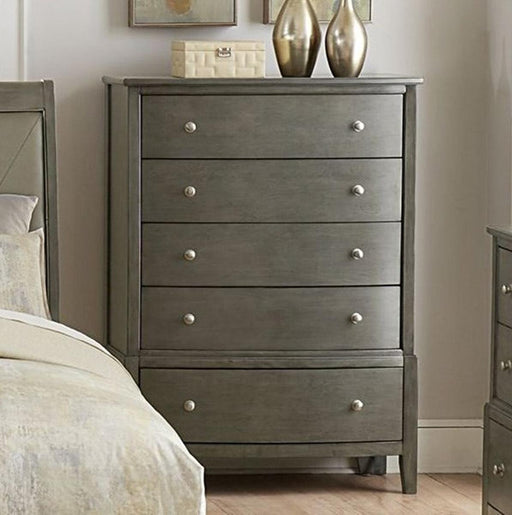 Cotterill 5 Drawer Chest in Gray 1730GY-9 - Home Furniture And More (Brentwood, MD)