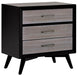 Raku 3 Drawer Nightstand in Gray 1711-4 - Home Furniture And More (Brentwood, MD)