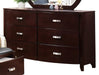 Lyric 6 Drawer Dresser in Dark Espresso 1737NC-5 - Home Furniture And More (Brentwood, MD)