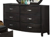 Lyric 6 Drawer Dresser in Brownish Gray 1737NGY-5 - Home Furniture And More (Brentwood, MD)
