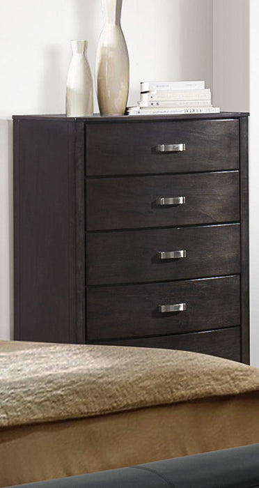 Lyric 5 Drawer Chest in Brownish Gray 1737NGY-9 - Home Furniture And More (Brentwood, MD)