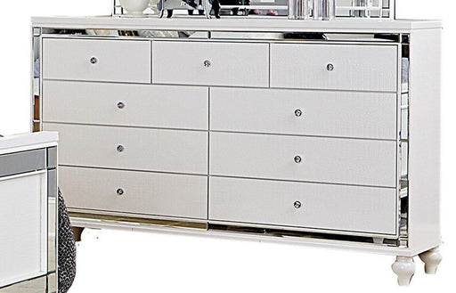 Alonza 9 Drawer Dresser in White 1845-5 - Home Furniture And More (Brentwood, MD)
