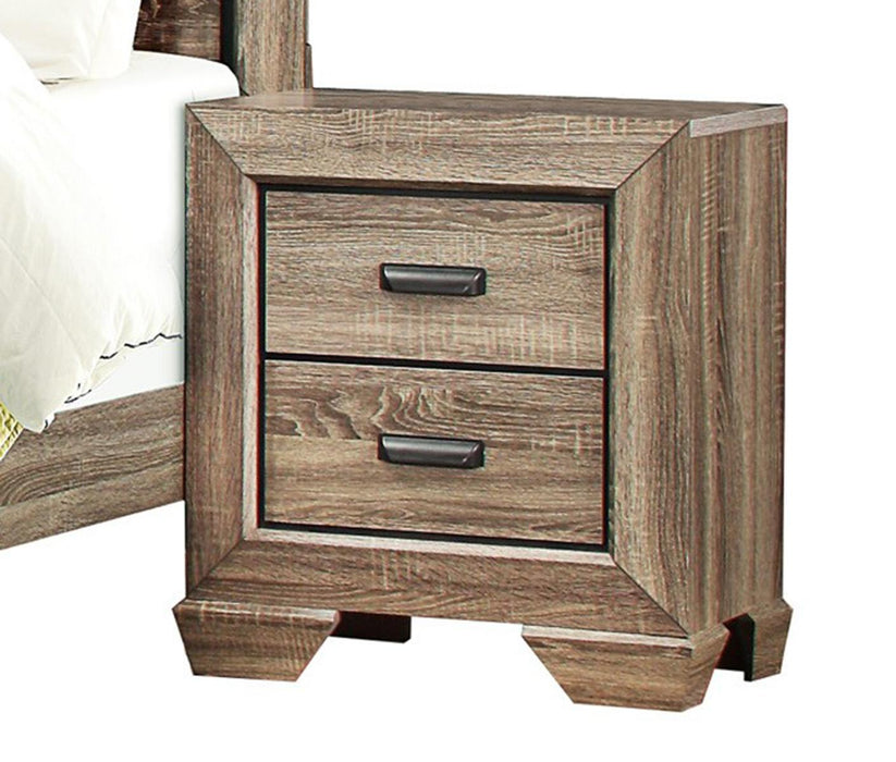 Beechnut 2 Drawer Nightstand in Natural 1904-4