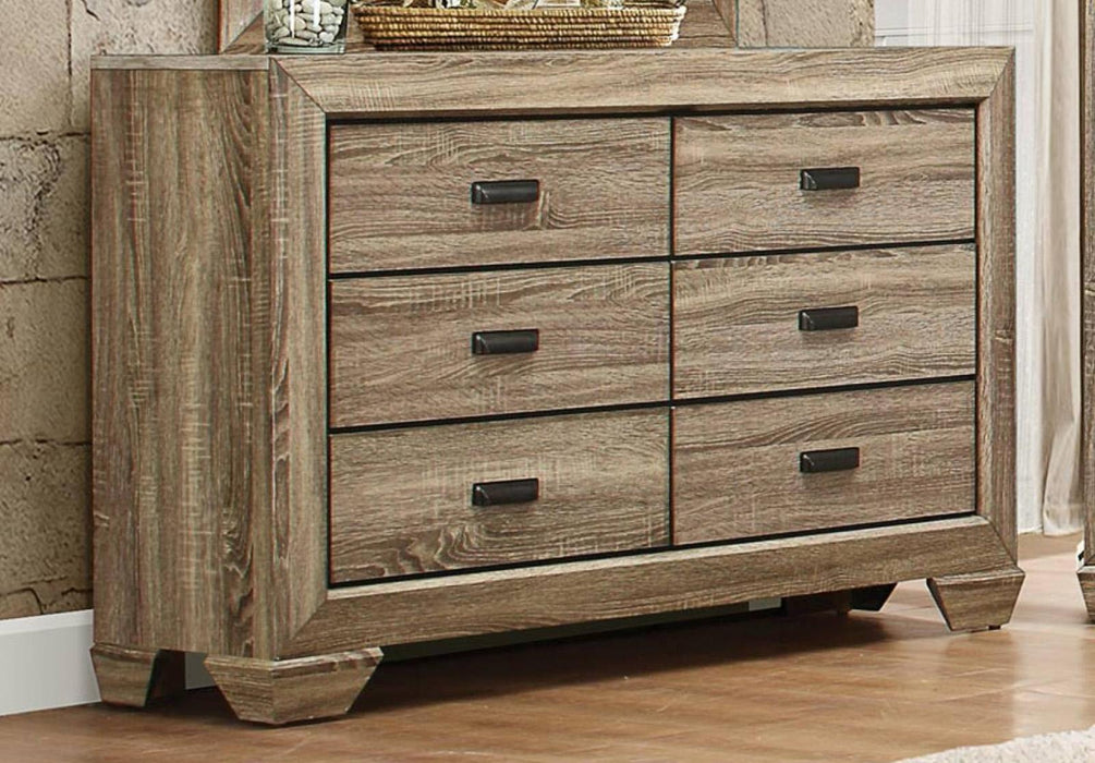 Beechnut 6 Drawer Dresser in Natural 1904-5 - Home Furniture And More (Brentwood, MD)