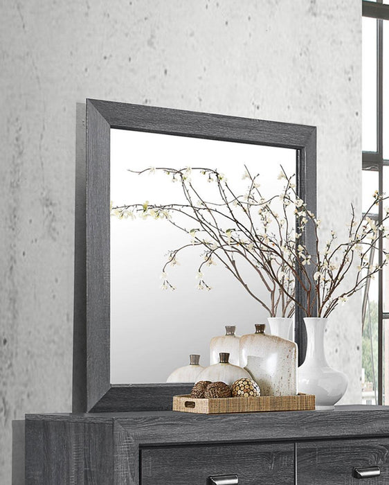 Beechnut Mirror in Gray 1904GY-6 - Home Furniture And More (Brentwood, MD)