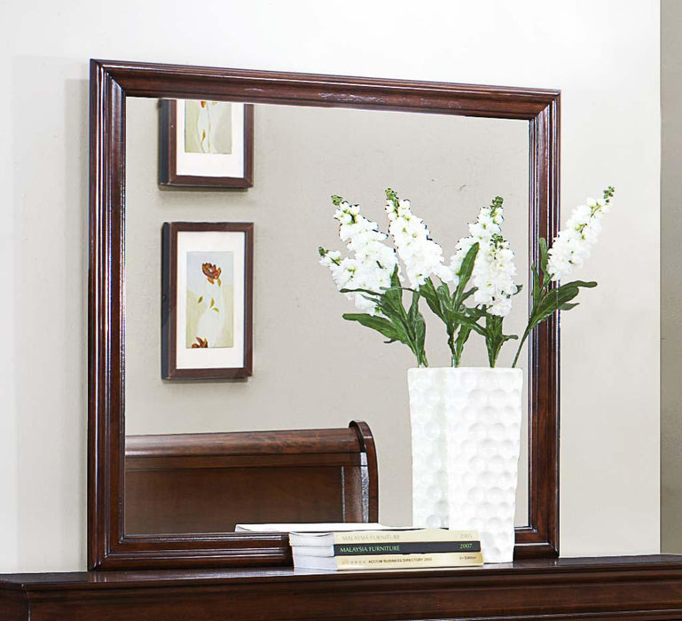 Mayville Mirror in Brown Cherry 2147-6 - Home Furniture And More (Brentwood, MD)