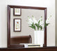Mayville Mirror in Brown Cherry 2147-6 - Home Furniture And More (Brentwood, MD)