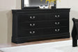 Mayville 6 Drawer Dresser in Black 2147BK-5 - Home Furniture And More (Brentwood, MD)