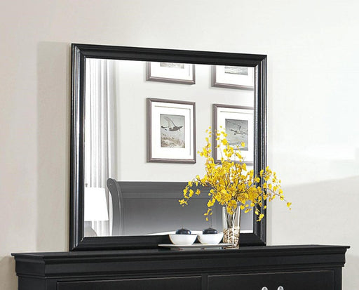 Mayville Mirror in Black 2147BK-6 - Home Furniture And More (Brentwood, MD)