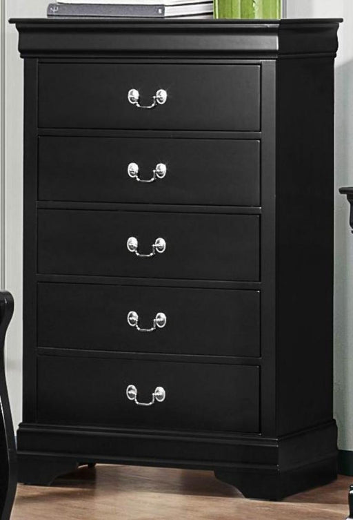 Mayville 5 Drawer Chest in Black 2147BK-9 - Home Furniture And More (Brentwood, MD)