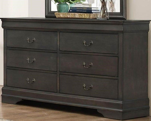 Mayville 6 Drawer Dresser in Gray 2147SG-5 - Home Furniture And More (Brentwood, MD)