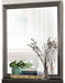 Mayville Mirror in Gray 2147SG-6 - Home Furniture And More (Brentwood, MD)
