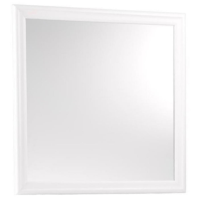 Mayville Mirror in White 2147W-6 - Home Furniture And More (Brentwood, MD)