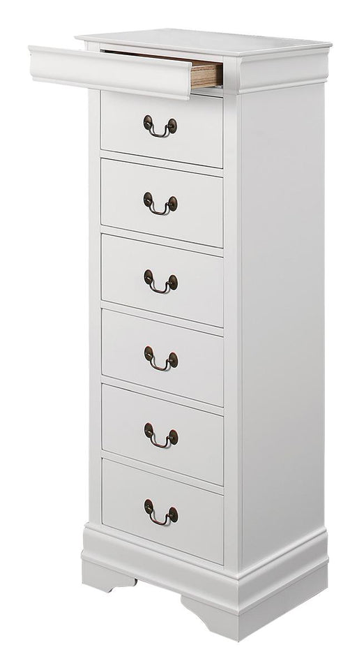 Mayville 6 Drawer Lingerie Chest in White 2147W-12 - Home Furniture And More (Brentwood, MD)