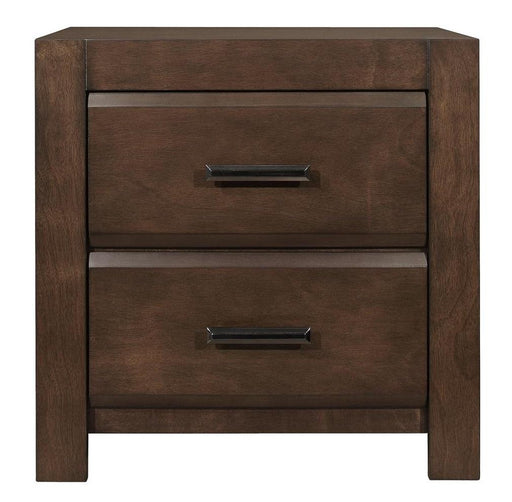 Erwan 2 Drawer Nightstand in Dark Walnut 1961-4 - Home Furniture And More (Brentwood, MD)