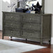 Garcia 6 Drawer Dresser in Gray 2046-5 - Home Furniture And More (Brentwood, MD)