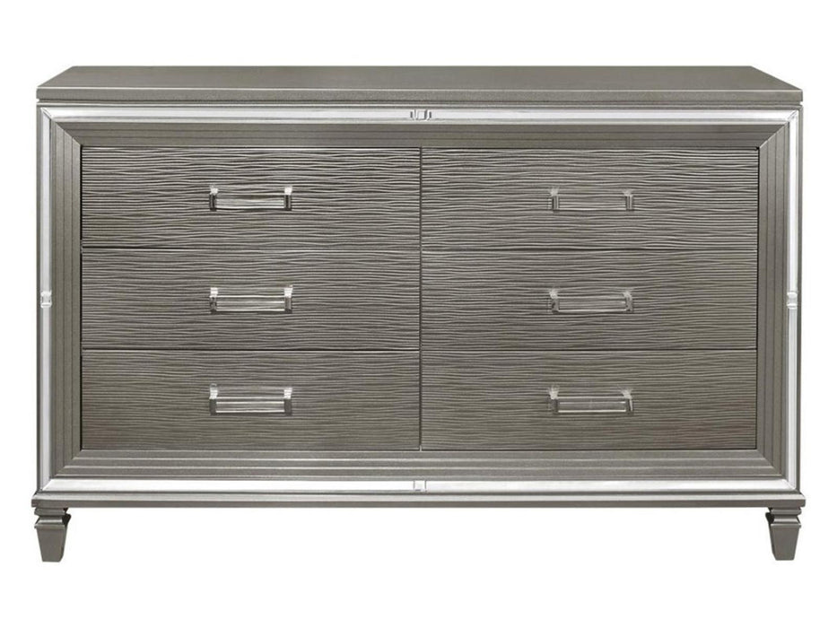 Tamsin Dresser in Silver Grey Metallic 1616-5 - Home Furniture And More (Brentwood, MD)
