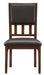 Frazier Park Side Chair in Dark Cherry (Set of 2) - Home Furniture And More (Brentwood, MD)
