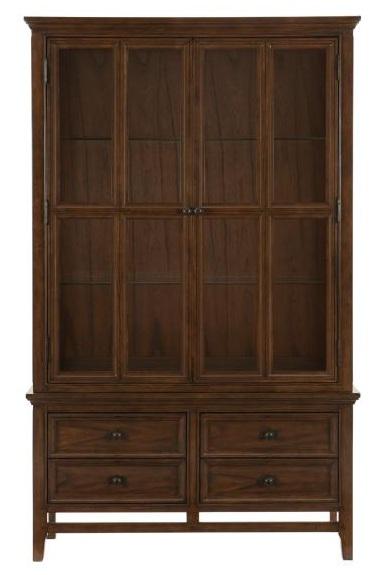 Frazier Park Buffet and Hutch in Dark Cherry 1649-50* - Home Furniture And More (Brentwood, MD)
