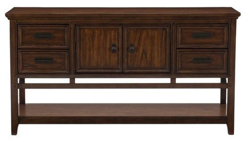 Frazier Park Server in Dark Cherry 1649-40 - Home Furniture And More (Brentwood, MD)