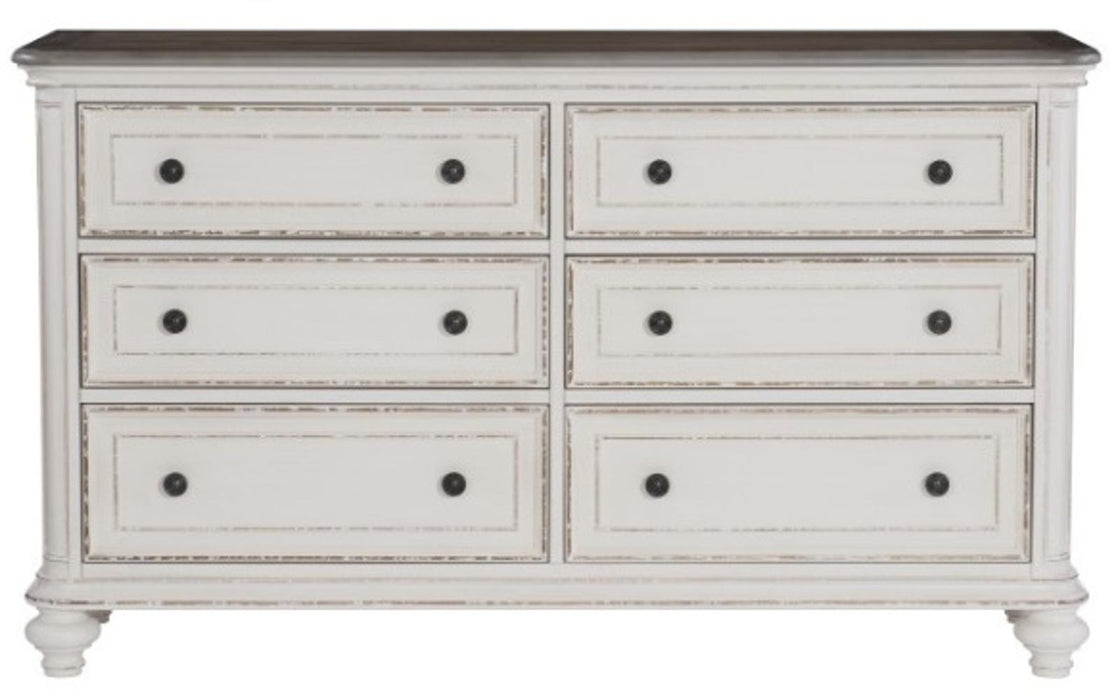 Baylesford Dresser in Two Tone 1624W-5 - Home Furniture And More (Brentwood, MD)