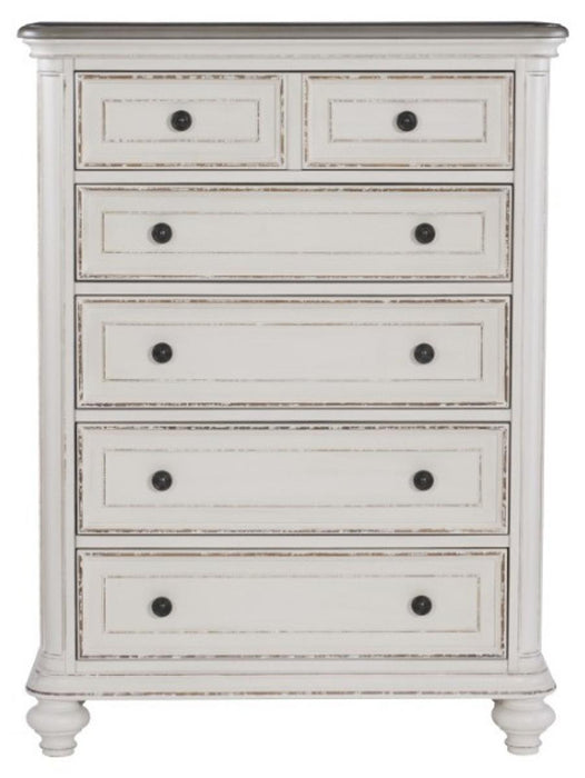 Baylesford Chest in Two Tone 1624W-9 - Home Furniture And More (Brentwood, MD)