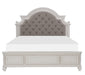 Baylesford King Upholstered Panel Bed in Antique White 1624KW-1EK* - Home Furniture And More (Brentwood, MD)