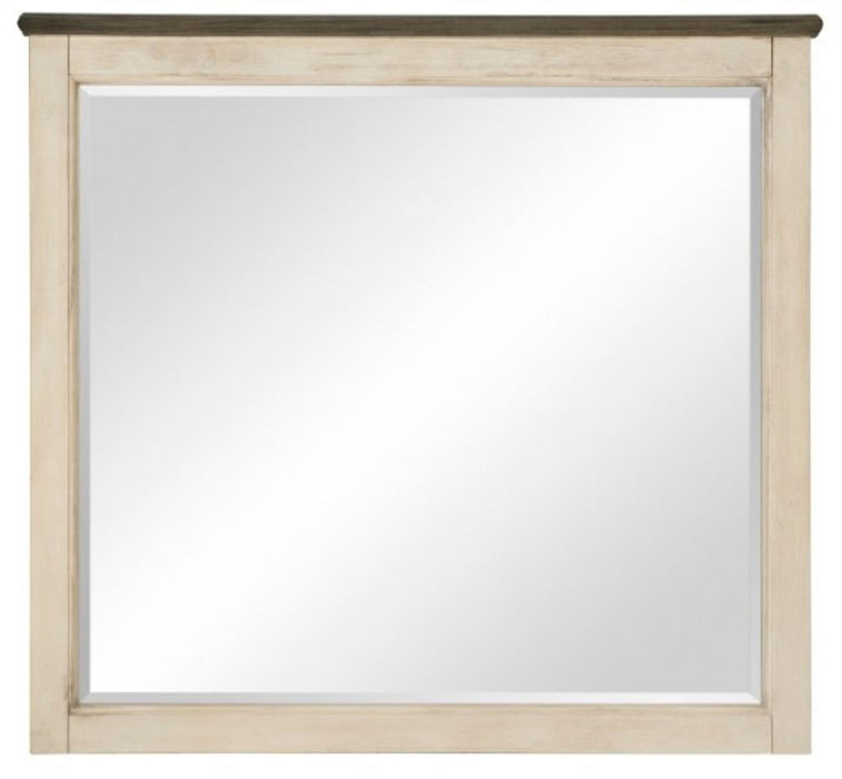 Weaver Mirror in Antique white 1626-6 - Home Furniture And More (Brentwood, MD)