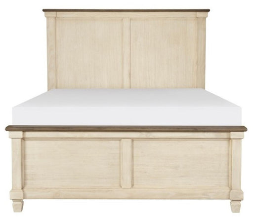 Weaver Queen Panel Bed in Antique White 1626-1* - Home Furniture And More (Brentwood, MD)