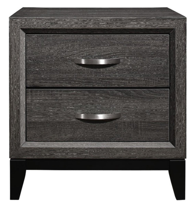 Davi Nightstand in Gray 1645-4 - Home Furniture And More (Brentwood, MD)