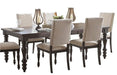 Begonia Dining Table in Gray 1718GY-90 - Home Furniture And More (Brentwood, MD)