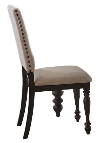Begonia Side Chair in Gray (Set of 2) - Home Furniture And More (Brentwood, MD)