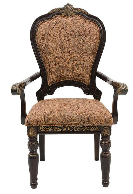 Russian Hill Arm Chair in Cherry (Set of 2) - Home Furniture And More (Brentwood, MD)