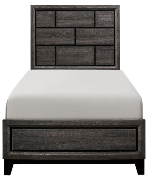Davi Twin Panel Bed in Gray 1645T-1* - Home Furniture And More (Brentwood, MD)