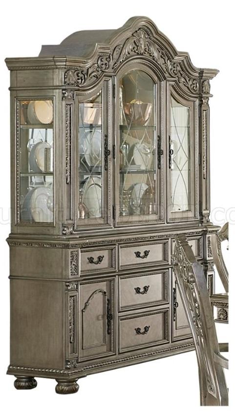 Catalonia Buffet and Hutch in Platinum Gold 1824PG-50* - Home Furniture And More (Brentwood, MD)