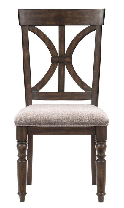 Cardano Side Chair in Charcoal (Set of 2) - Home Furniture And More (Brentwood, MD)