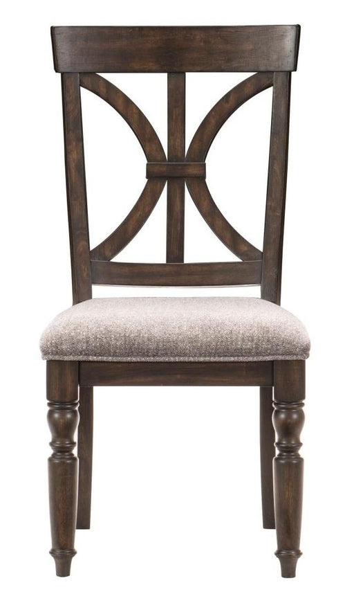Cardano Side Chair in Charcoal (Set of 2) - Home Furniture And More (Brentwood, MD)