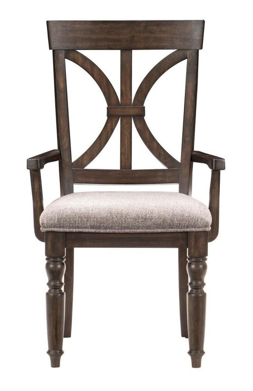 Cardano Arm Chair in Charcoal (Set of 2) - Home Furniture And More (Brentwood, MD)