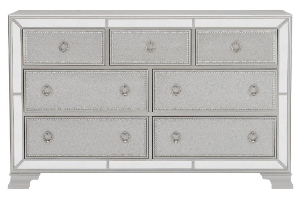 Avondale Dresser in Silver 1646-5 - Home Furniture And More (Brentwood, MD)