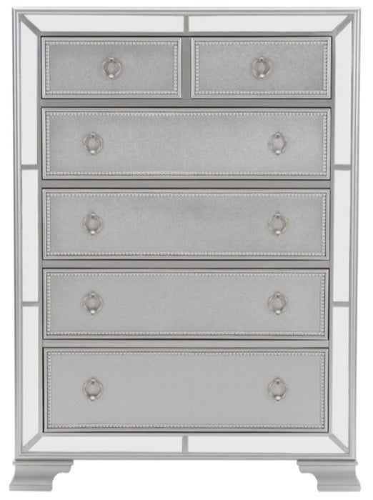 Avondale Chest in Silver 1646-9 - Home Furniture And More (Brentwood, MD)