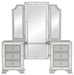Avondale Vanity Dresser with Mirror in Silver 1646-15 - Home Furniture And More (Brentwood, MD)