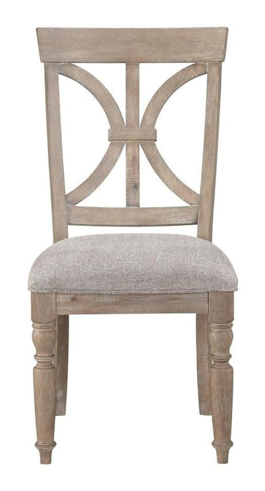 Cardano Side Chair in Light Brown (Set of 2) - Home Furniture And More (Brentwood, MD)