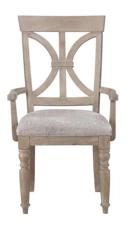 Cardano Arm Chair in Light Brown(Set of 2) - Home Furniture And More (Brentwood, MD)